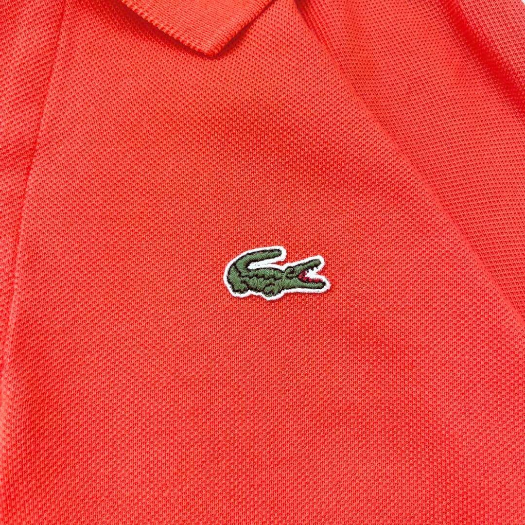 LACOSTE(ラコステ)の【ラコステ】サイズ6→2XL 刺繍ワニロゴ オーバーサイズ ポロシャツ オレンジ メンズのトップス(ポロシャツ)の商品写真