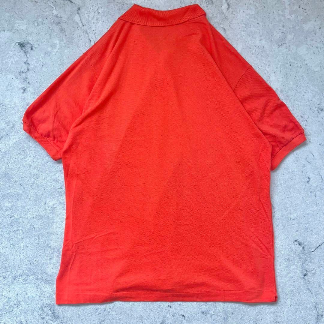 LACOSTE(ラコステ)の【ラコステ】サイズ6→2XL 刺繍ワニロゴ オーバーサイズ ポロシャツ オレンジ メンズのトップス(ポロシャツ)の商品写真