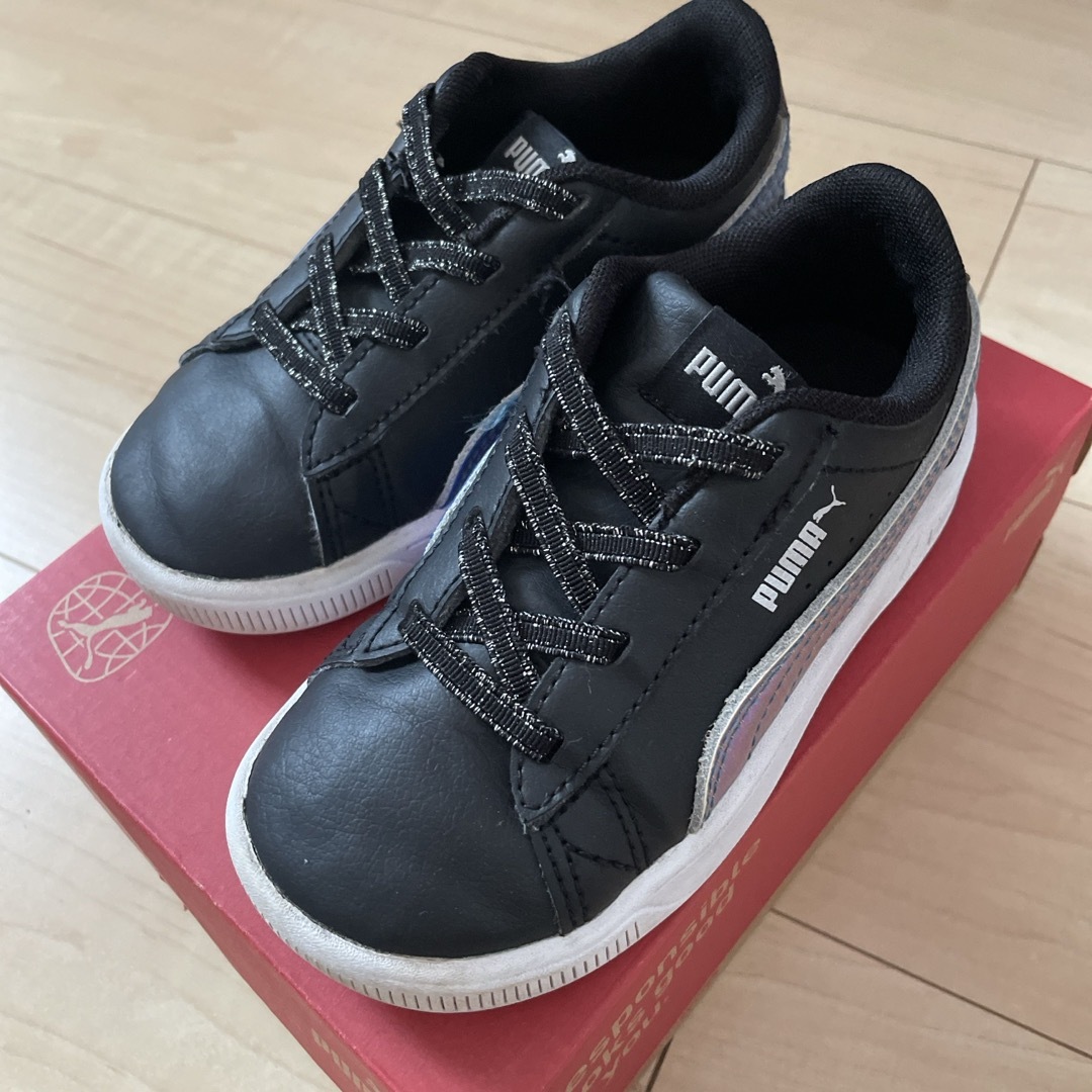 PUMA(プーマ)のPUMA KIDSスニーカー　黒15センチ キッズ/ベビー/マタニティのキッズ靴/シューズ(15cm~)(スニーカー)の商品写真