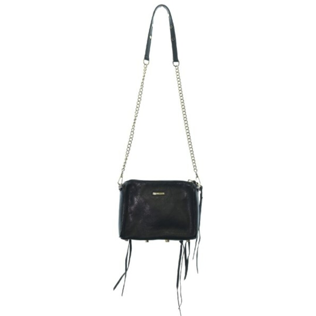 Rebecca Minkoff(レベッカミンコフ)のREBECCA MINKOFF レベッカミンコフ ショルダーバッグ - 黒 【古着】【中古】 レディースのバッグ(ショルダーバッグ)の商品写真