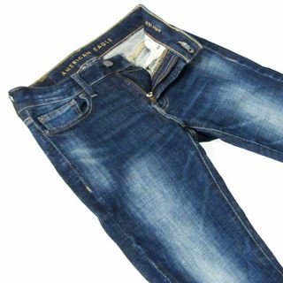 アメリカンイーグル(American Eagle)のアメリカンイーグルULTRASKINNY▼強ストレッチ▼濃紺▼28▼W約74cm(デニム/ジーンズ)