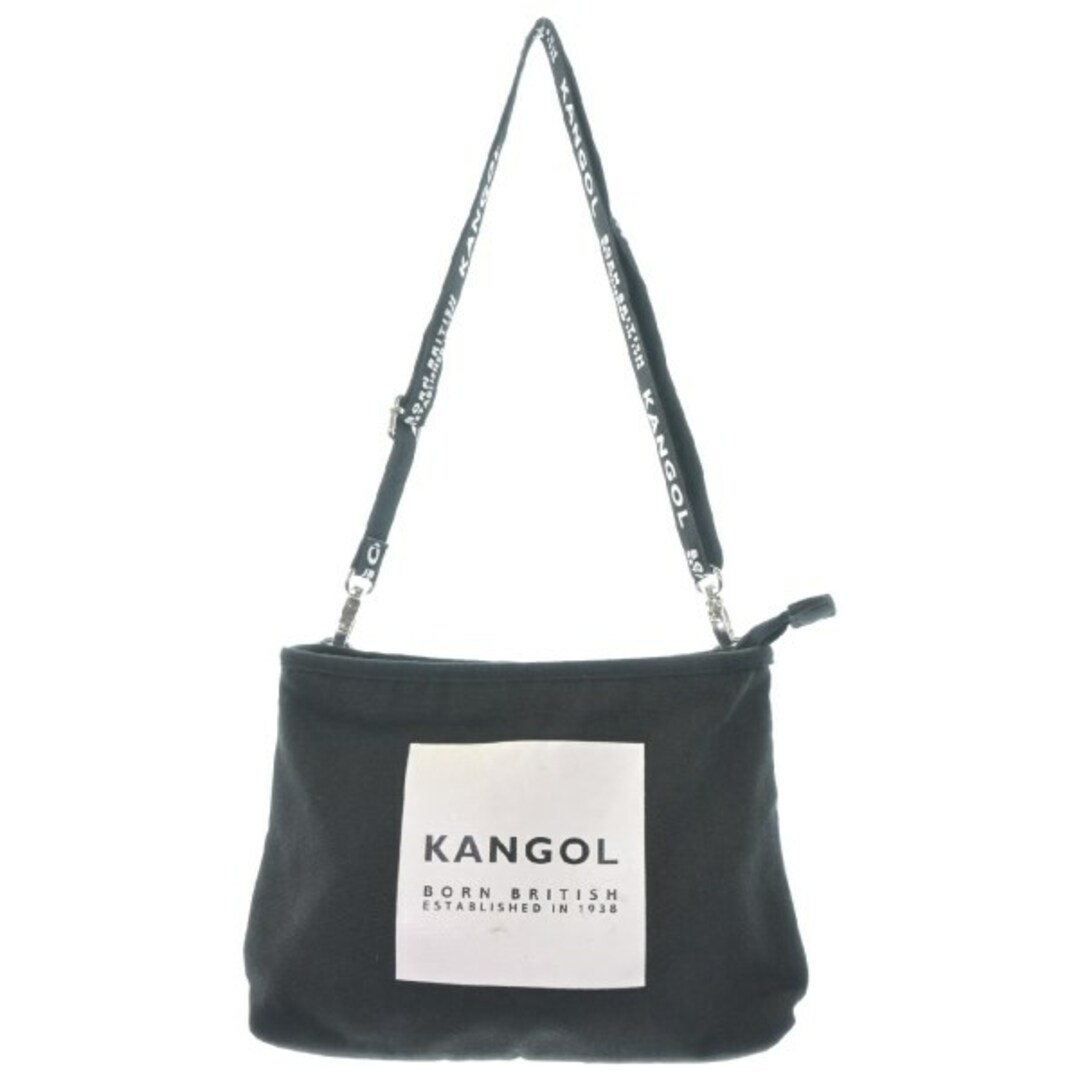 KANGOL(カンゴール)のKANGOL カンゴール ショルダーバッグ - 黒 【古着】【中古】 メンズのバッグ(ショルダーバッグ)の商品写真
