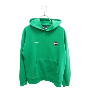 F.C.R.B./F.C.Real Bristol/FCRB エフシーアールビー/エフシーレアルブリストル 22SS LOGO APPLIQUE PULLOVER SWEAT HOODIE ロゴアップリケプルオーバーフーディ パーカー グリーン FCRB-220054