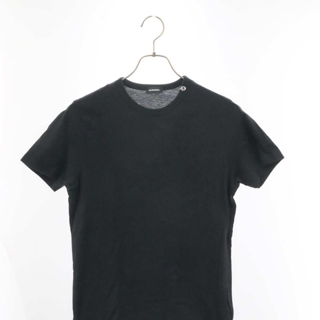 DIESEL(ディーゼル)のDIESEL ディーゼル 17AW クルーネック コットン 半袖Tシャツ カットソー ブラック 00J3JC メンズのトップス(Tシャツ/カットソー(半袖/袖なし))の商品写真