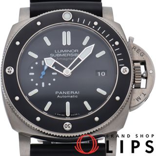 パネライ(PANERAI)のパネライ ルミノール サブマーシブル 1950 アマグネティック 3デイズ Luminor Submersible 1950 Amagnetic 3Days Automatic PAM01389 チタン/ラバー メンズ時計 ブラック 仕上げ済 美品 【中古】(その他)