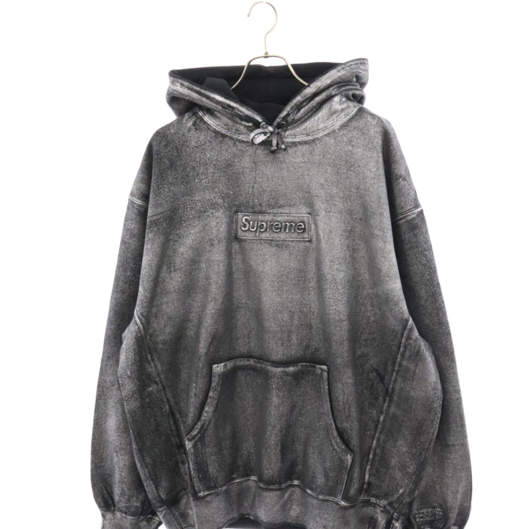 Supreme(シュプリーム)のSUPREME シュプリーム 24SS×MM6 Maison Margiela Foil Box Logo Hooded Sweatshirt エムエムシックス メゾンマルジェラ フォイルボックスロゴプルオーバーパーカー フーディー メンズのトップス(パーカー)の商品写真