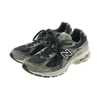 ニューバランス(New Balance)のNew Balance ニューバランス スニーカー 27.5cm 黒xこげ茶 【古着】【中古】(スニーカー)