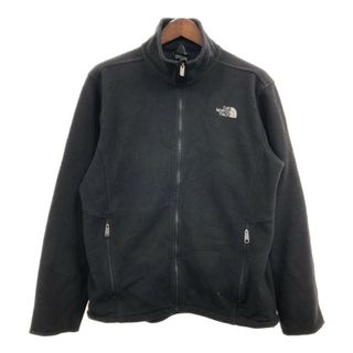 ザノースフェイス(THE NORTH FACE)のTHE NORTH FACE ノースフェイス POLARTEC ポーラテック フリースジャケット アウトドア ブラック (メンズ L) 中古 古着 Q6692(その他)