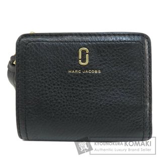 マークジェイコブス(MARC JACOBS)のMARC JACOBS ロゴ 二つ折り財布（小銭入れあり） レザー レディース(財布)