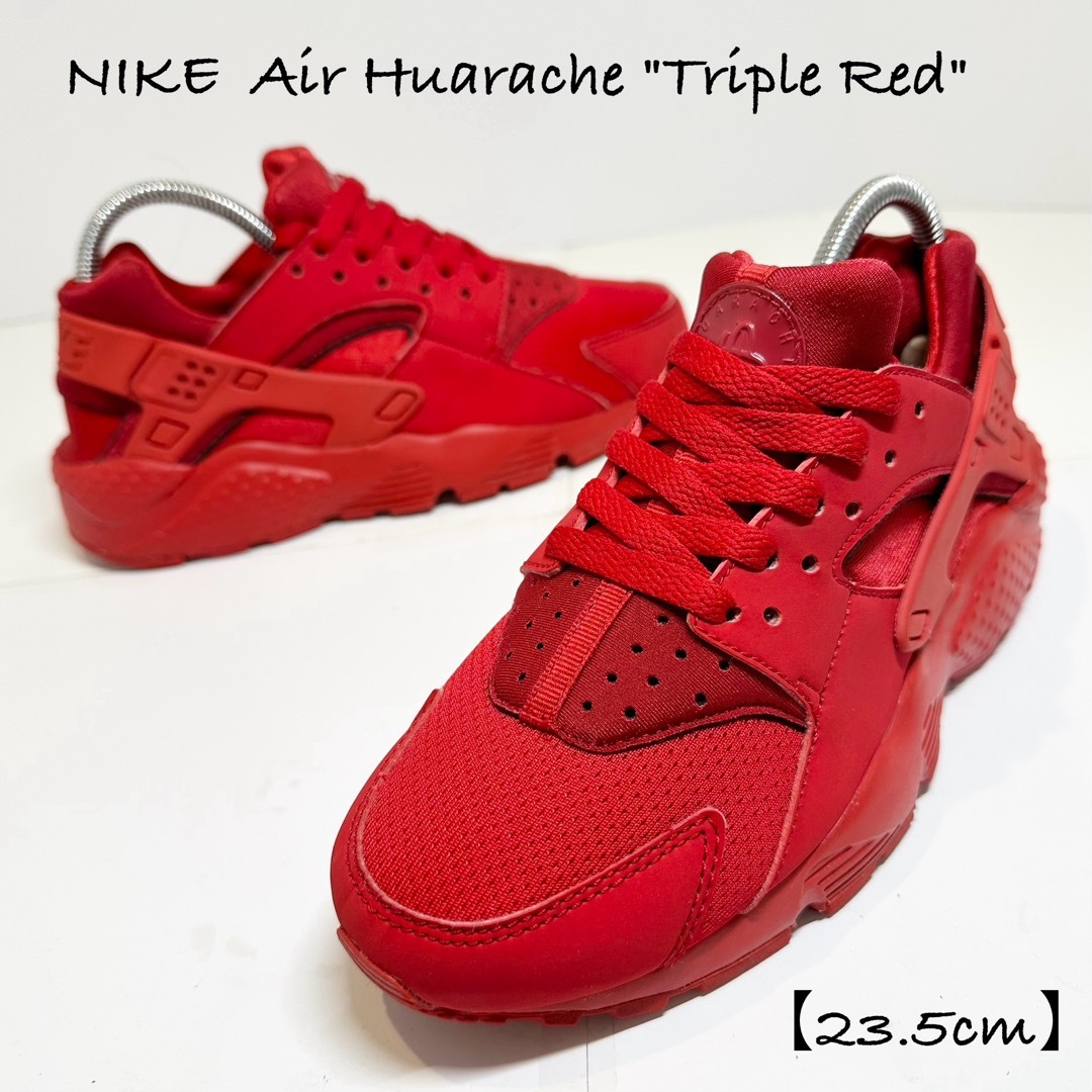 NIKE(ナイキ)の美品★ナイキ★Air Huarache/エアハラチ★トリプルレッド/赤★23.5 レディースの靴/シューズ(スニーカー)の商品写真