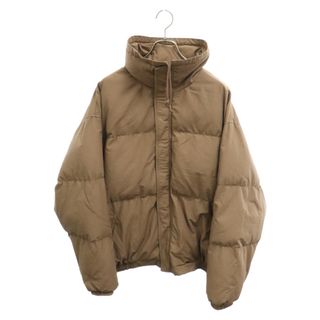 FOG Essentials エフオージー エッセンシャルズ Puffer Jacket ラバーロゴ 中綿ジャケット ブラウン(ダウンジャケット)