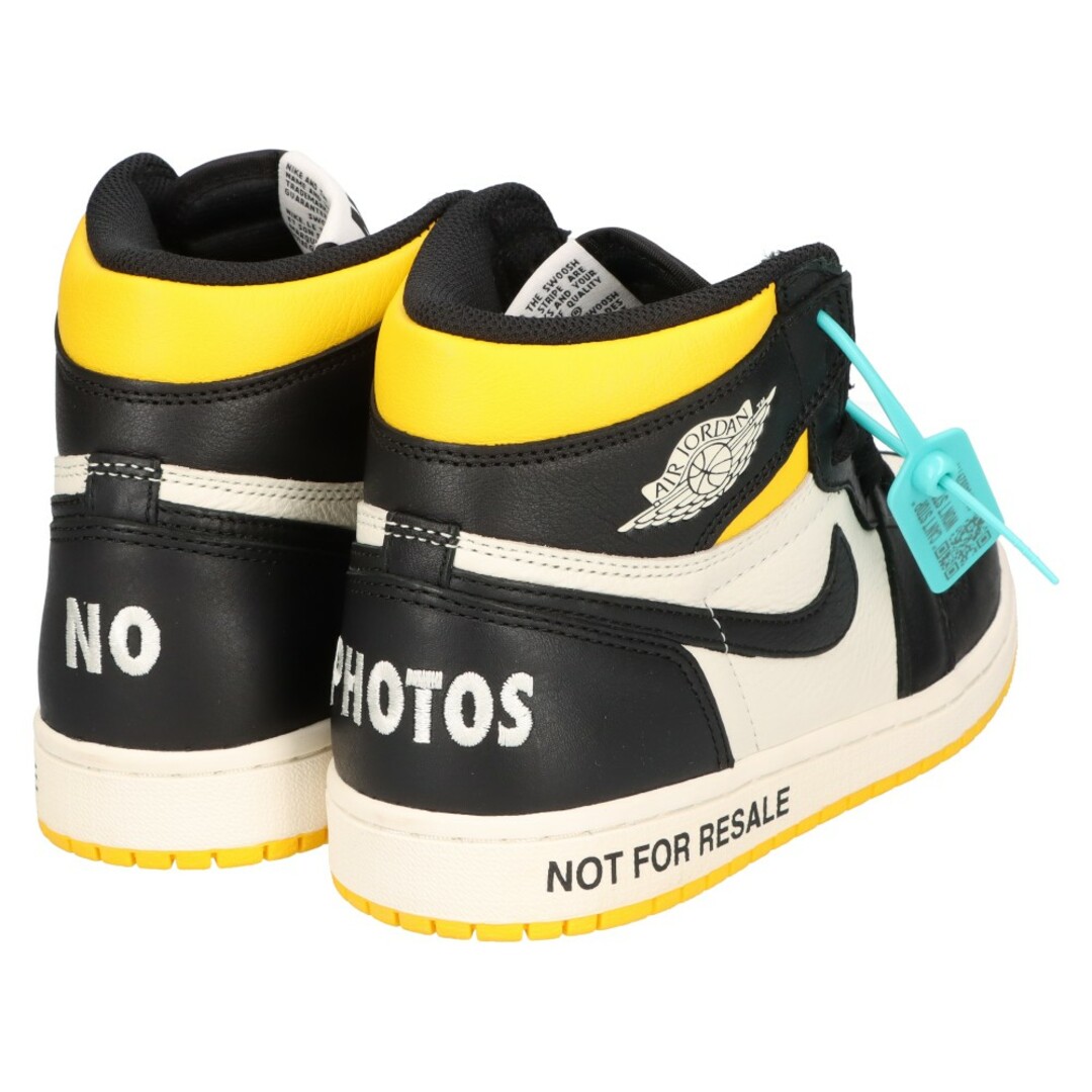 NIKE(ナイキ)のNIKE ナイキ AIR JORDAN 1 RETRO HIGH NOT FOR RESALE Varsity Maize エアジョーダンワンレトロ ノットフォーリセール ハイカットスニーカー US7.5/25.5cm 861428-107 メンズの靴/シューズ(スニーカー)の商品写真