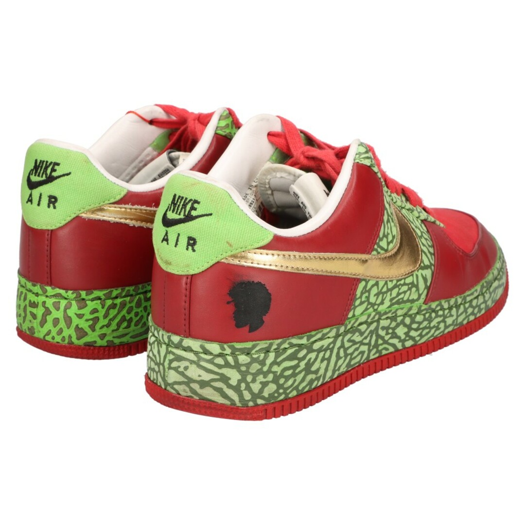 NIKE(ナイキ)のNIKE ナイキ AIR FORCE 1 LOW SUPREME I/O QUESTLOVE 318931-671 エアフォース 1 クエストラブ ローカットスニーカー レッド/グリーン US9/27cm メンズの靴/シューズ(スニーカー)の商品写真