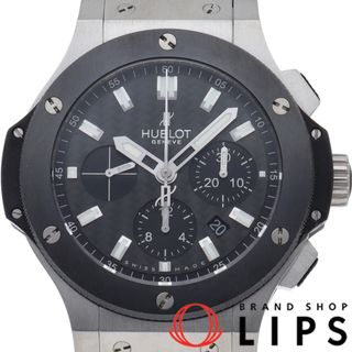 ウブロ(HUBLOT)のウブロ ビッグ バン エボリューション クロノグラフ 44mm Big Bang Evolution Chronograph 44mm 301.SM.1770.RX 箱 保証書 SS/セラミック/ラバー メンズ時計 ブラック 仕上げ済 美品 【中古】(その他)