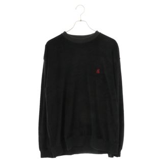 キャリー(CALEE)のCALEE キャリー EMBROIDERY VELOUR CREW NECK SW CL-23AW047 刺繍長袖クルーネックトレーナー(スウェット)