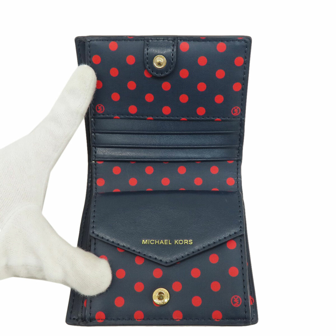 Michael Kors(マイケルコース)のMichael Kors ストライプ 二つ折り財布（小銭入れあり） PVC レディース レディースのファッション小物(財布)の商品写真