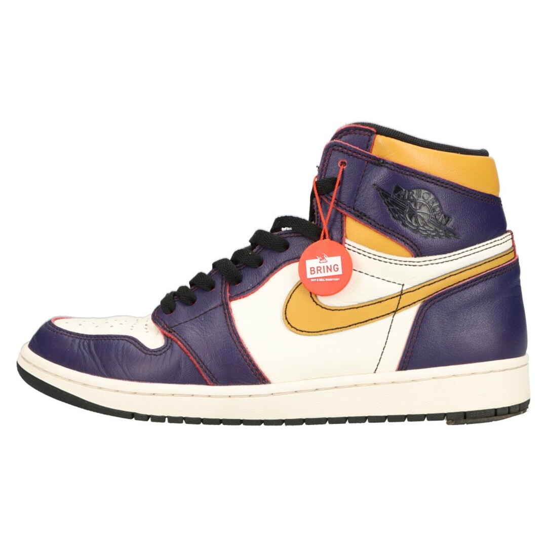 NIKE(ナイキ)のNIKE ナイキ AIR JORDAN 1 RETRO HIGH OG DEFIANT LAKERS CD6578-507 エアジョーダン1 ディフィアント レイカーズ シカゴ ハイカットスニーカー US10/28.0cm メンズの靴/シューズ(スニーカー)の商品写真