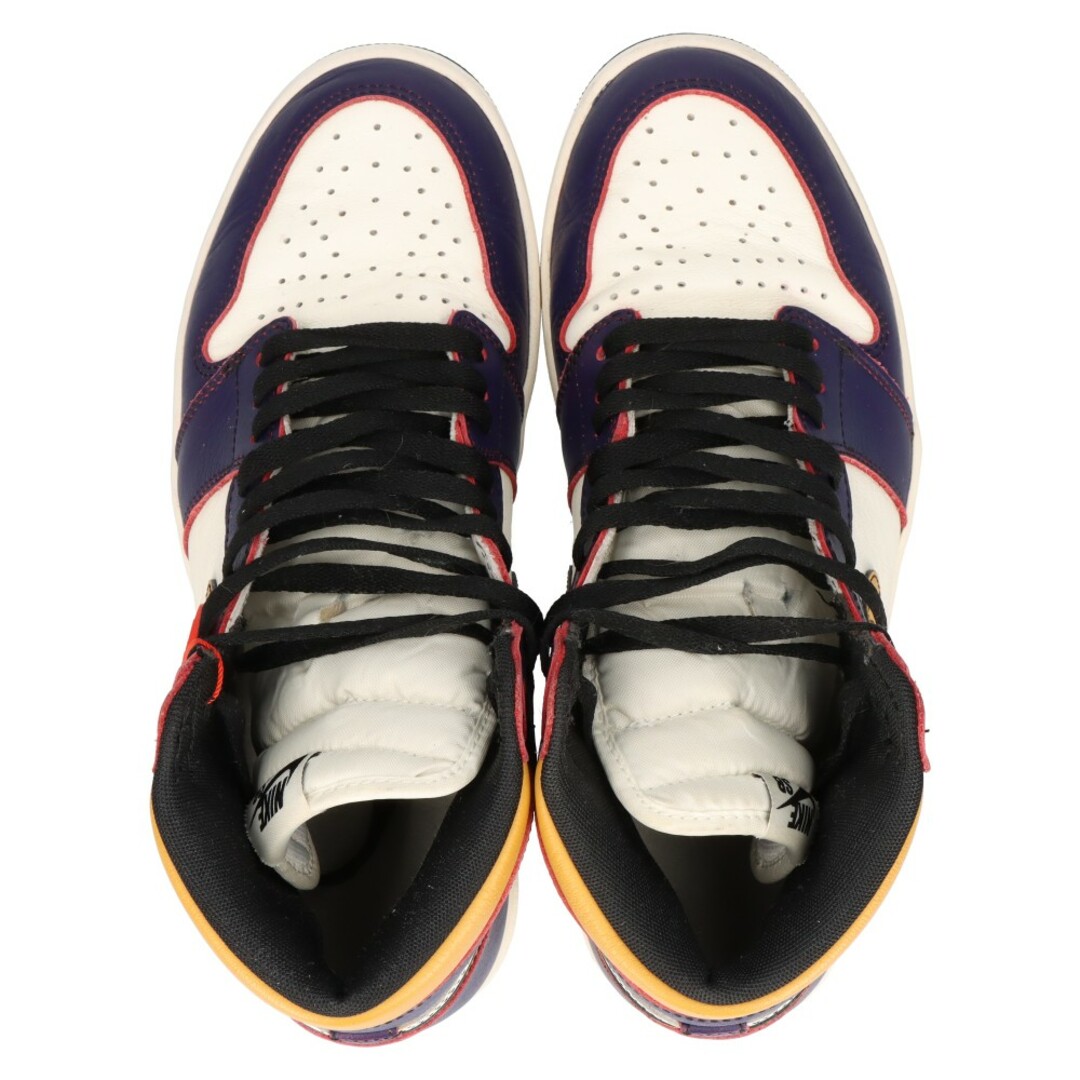 NIKE(ナイキ)のNIKE ナイキ AIR JORDAN 1 RETRO HIGH OG DEFIANT LAKERS CD6578-507 エアジョーダン1 ディフィアント レイカーズ シカゴ ハイカットスニーカー US10/28.0cm メンズの靴/シューズ(スニーカー)の商品写真