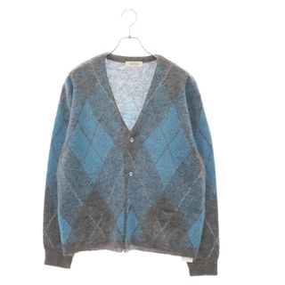 RADIALL - RADIALL ラディアル INNA DE YARD - CARDIGAN SWEATER L/S RAD-23AW-KNIT001 アーガイル柄ニットカーディガン