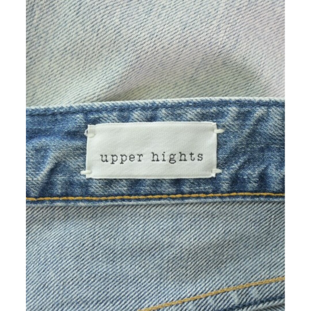 upper hights(アッパーハイツ)のupper hights デニムパンツ 23(XS位) 青(デニム) 【古着】【中古】 レディースのパンツ(デニム/ジーンズ)の商品写真