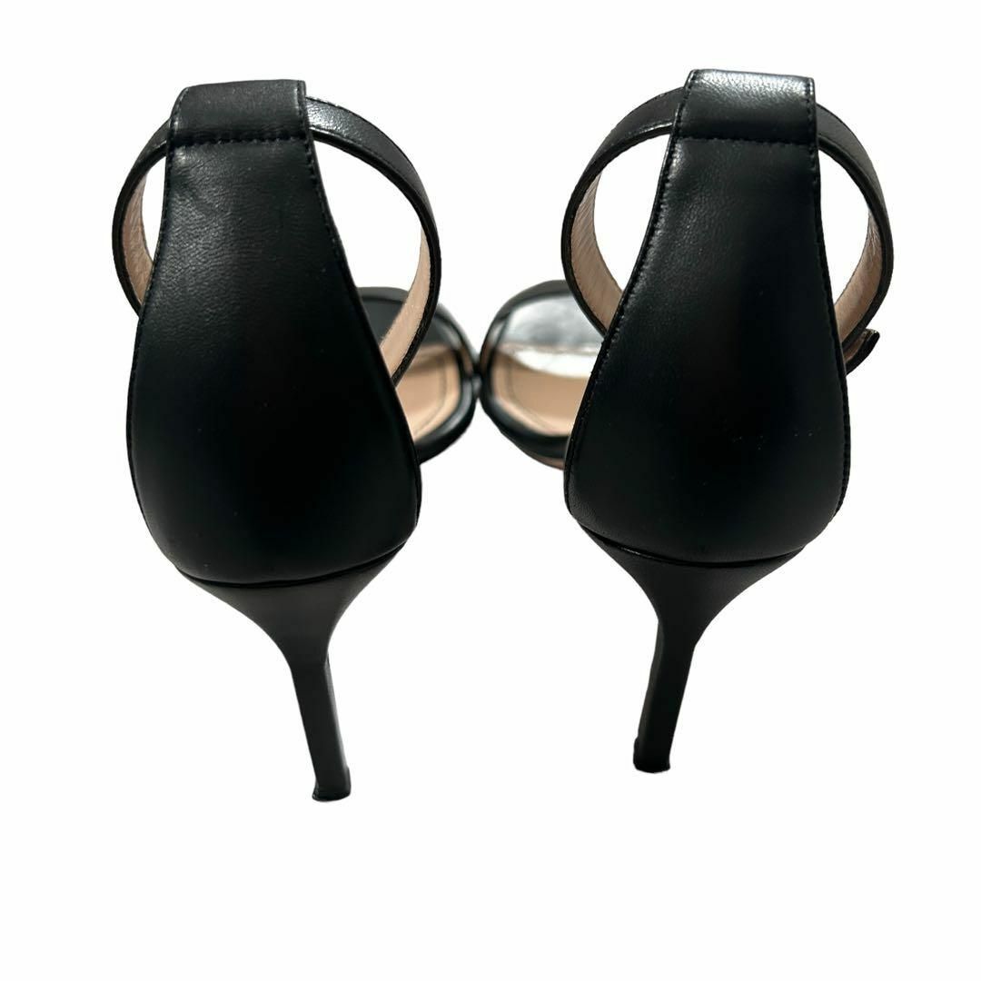 MANOLO BLAHNIK(マノロブラニク)の美品✨マノロブラニク レザー ストラップ サンダル Chaos レディースの靴/シューズ(ハイヒール/パンプス)の商品写真