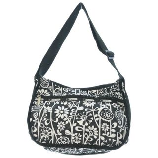 レスポートサック(LeSportsac)のLesport SAC レスポートサック ショルダーバッグ - 黒x白(総柄) 【古着】【中古】(ショルダーバッグ)