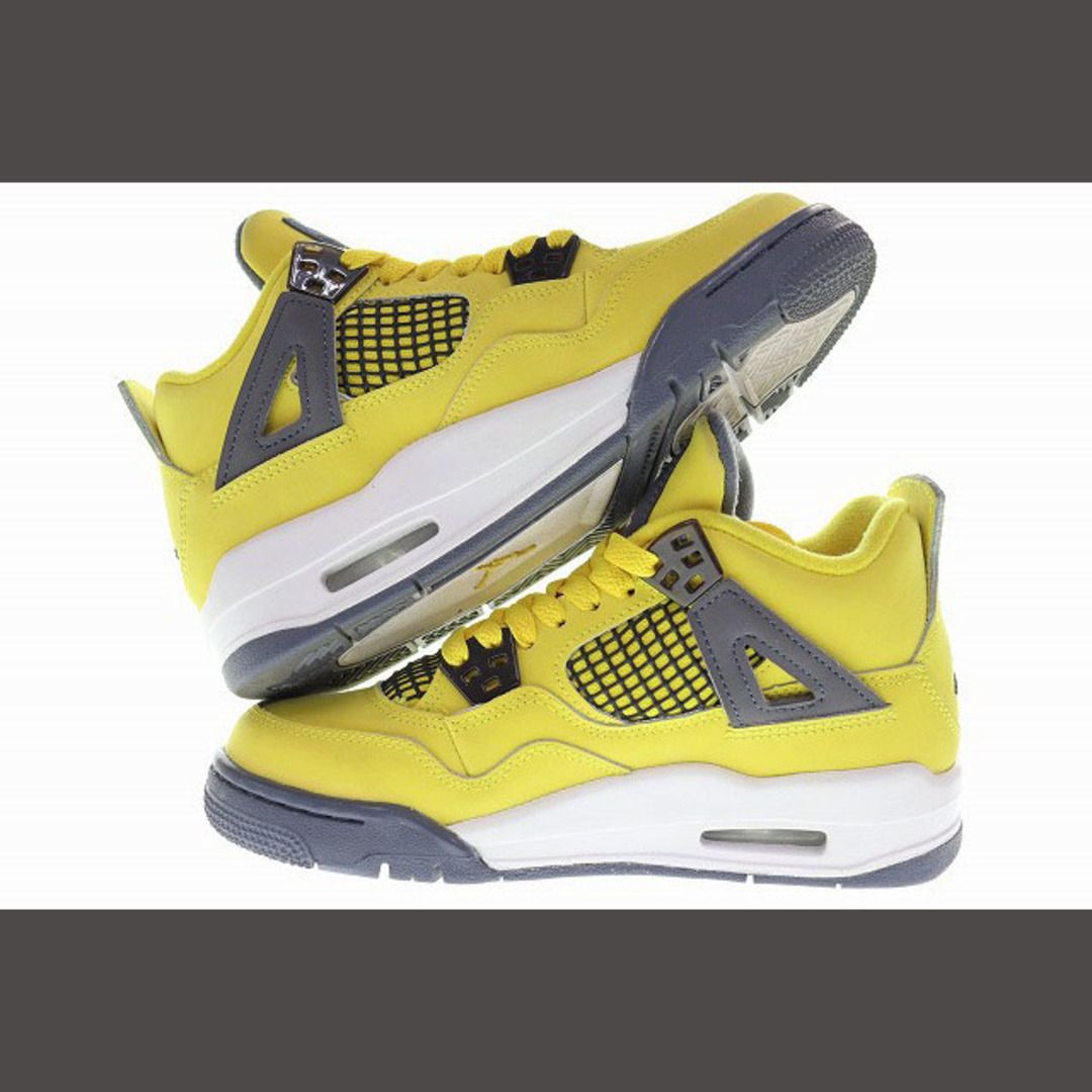 NIKE(ナイキ)のナイキ NIKE GS AIR JORDAN 4 TOUR YELLOW  レディースの靴/シューズ(スニーカー)の商品写真