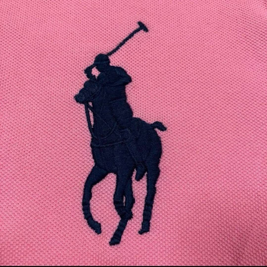 Ralph Lauren(ラルフローレン)の新品タグ付き  ポロラルフローレン　ビッグポニー　半袖　ポロシャツ　ピンク　S レディースのトップス(ポロシャツ)の商品写真