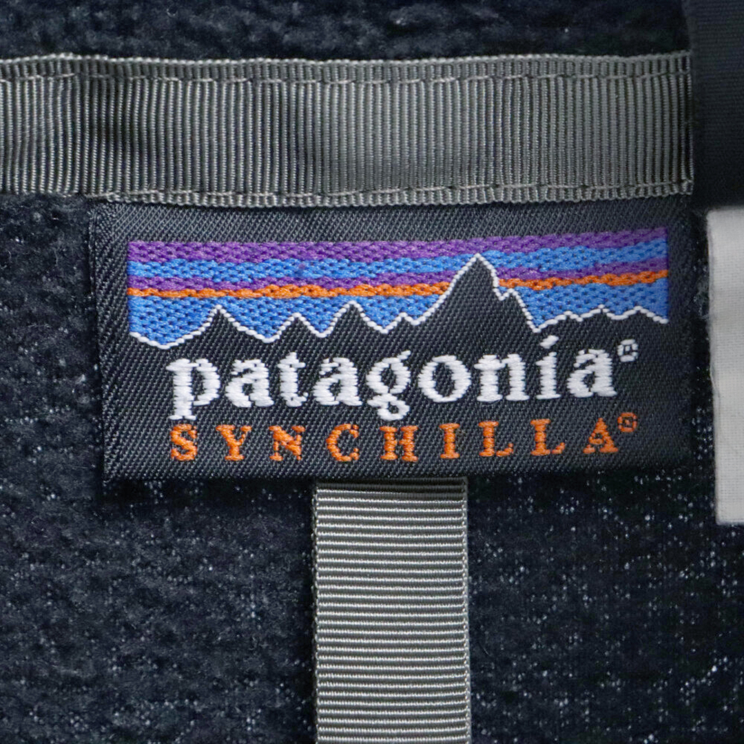 patagonia(パタゴニア)のPATAGONIA パタゴニア 00S USA製 SYNCHILLA JACKET シンチラ ジップアップフリースジャケット ブラック 25391 メンズのジャケット/アウター(フライトジャケット)の商品写真