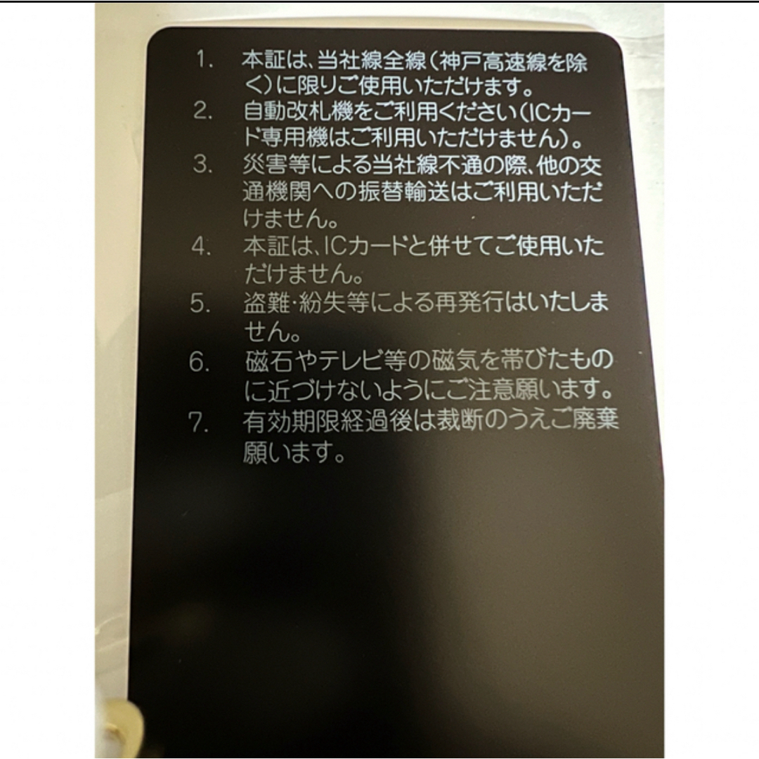 はるまきさま　専用　神戸電鉄　株主優待　期限2024.11.30 チケットのチケット その他(その他)の商品写真