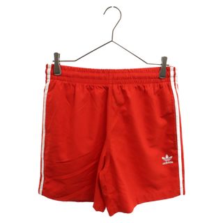 adidas - adidas アディダス 22SS ADICOLOR CLASSIC 3 STRIPE SWIM アディカラー クラシック 3 ストライプ スウィム ハーフ ショート パンツ レッド HF2120