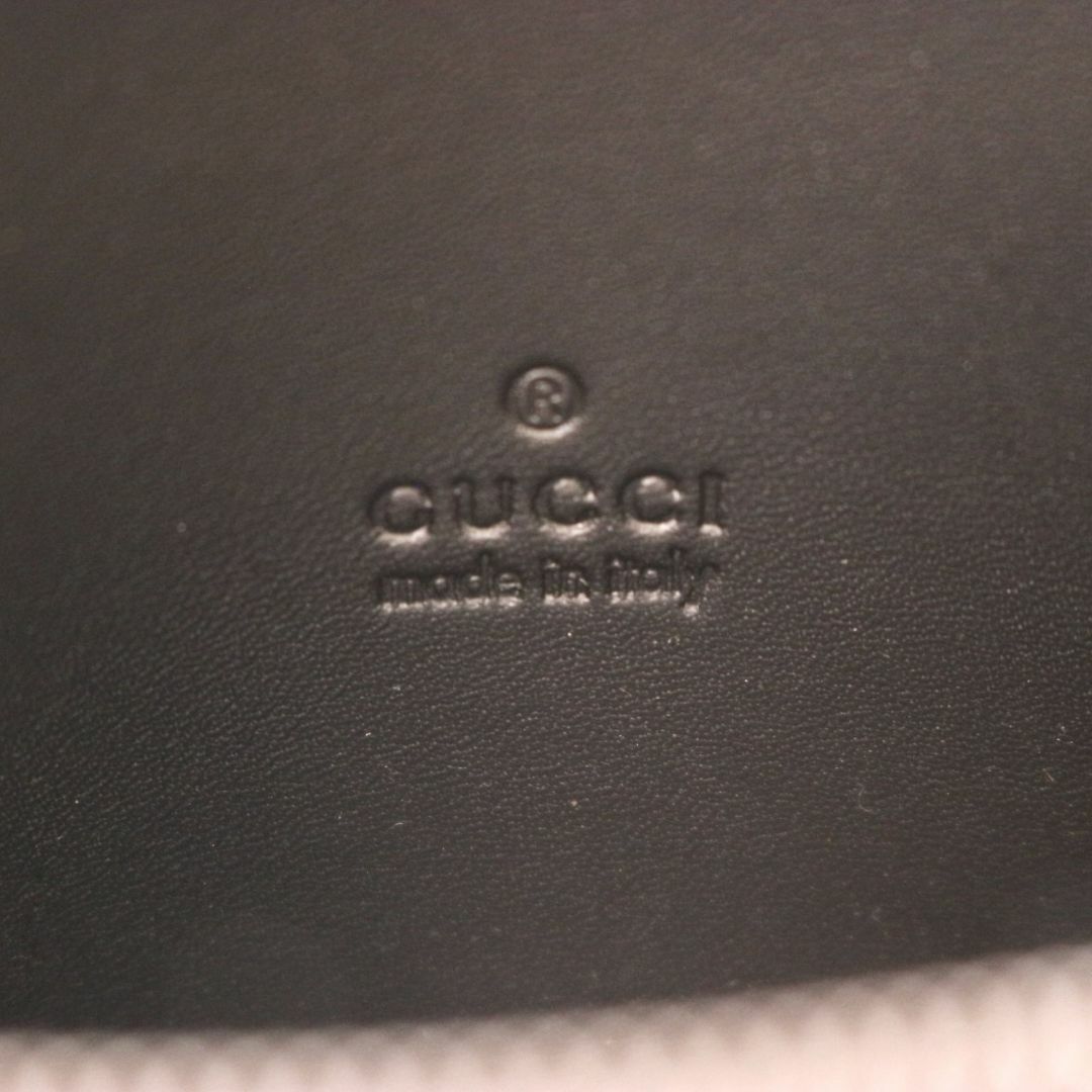 Gucci(グッチ)のグッチ GGキャンバス 小銭入れ コインケース ラウンドジップ レザー ブラウン レディースのファッション小物(コインケース)の商品写真