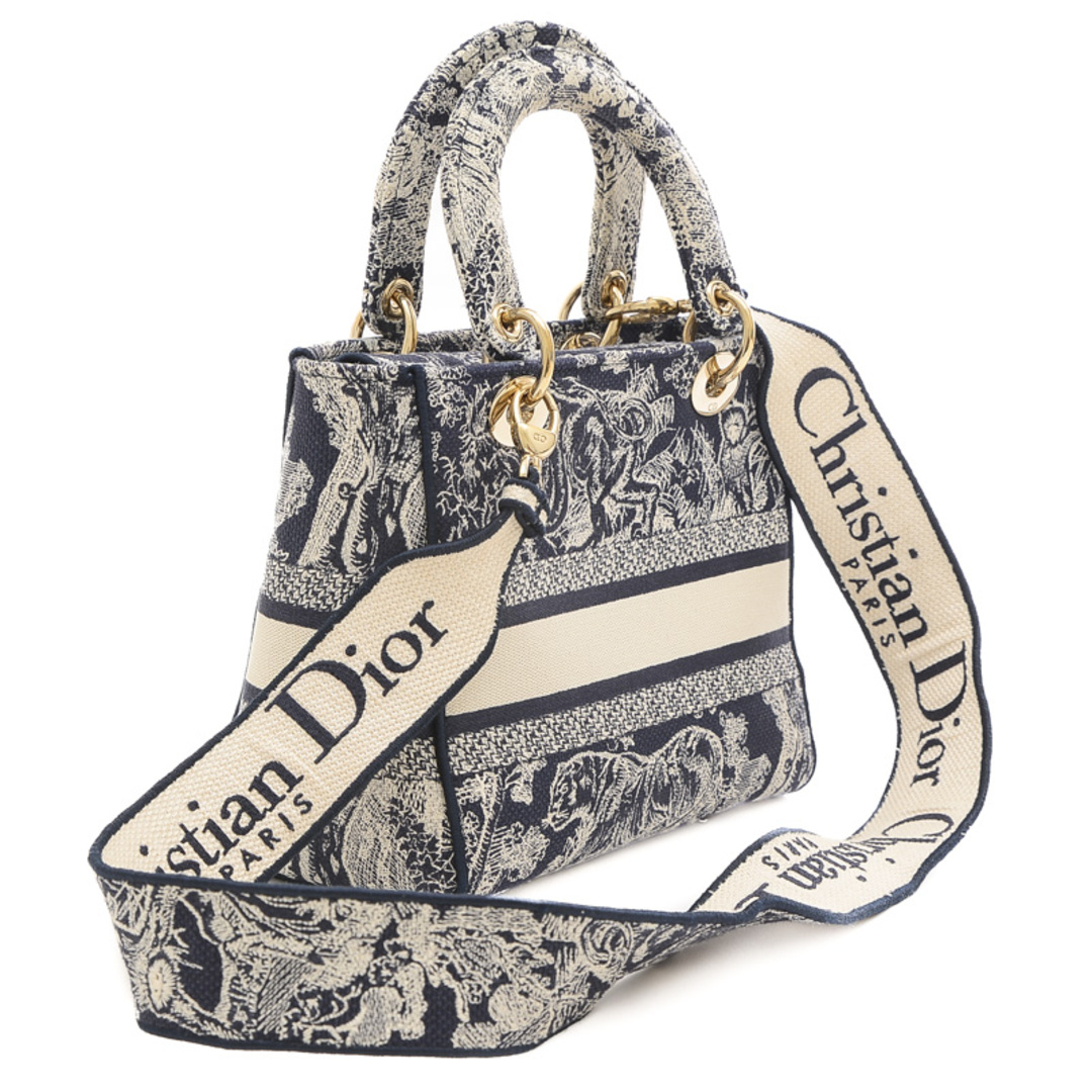 Dior(ディオール)のディオール Lady D-Lite ミディアム 2Wayバッグ トワルドゥジュイ レディースのバッグ(ハンドバッグ)の商品写真