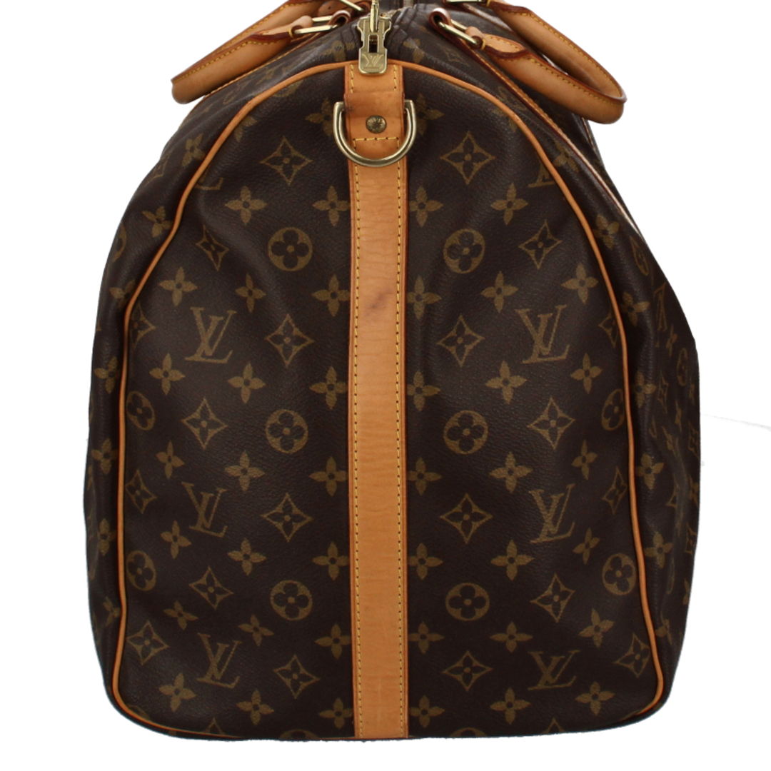 LOUIS VUITTON(ルイヴィトン)のルイ・ヴィトン キーポルバンドリエール60  M41412 モノグラム レディースボストンバッグ
 ブラウン 廃盤品【中古】 レディースのバッグ(ボストンバッグ)の商品写真