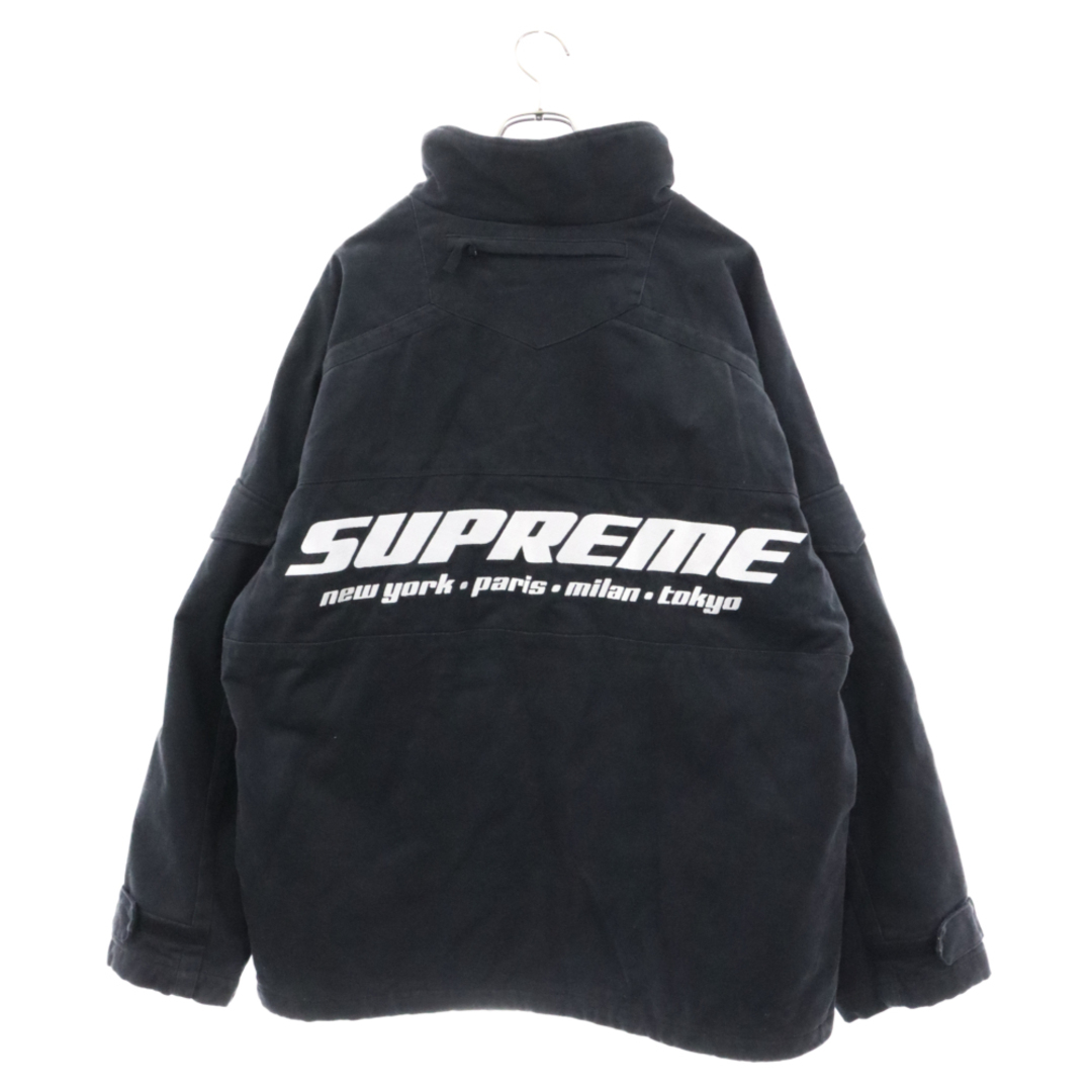 Supreme(シュプリーム)のSUPREME シュプリーム 22AW Brushed Twill Zip Jacket ブラッシュ ツイル ジップアップ ジャケット ブラック メンズのジャケット/アウター(フライトジャケット)の商品写真