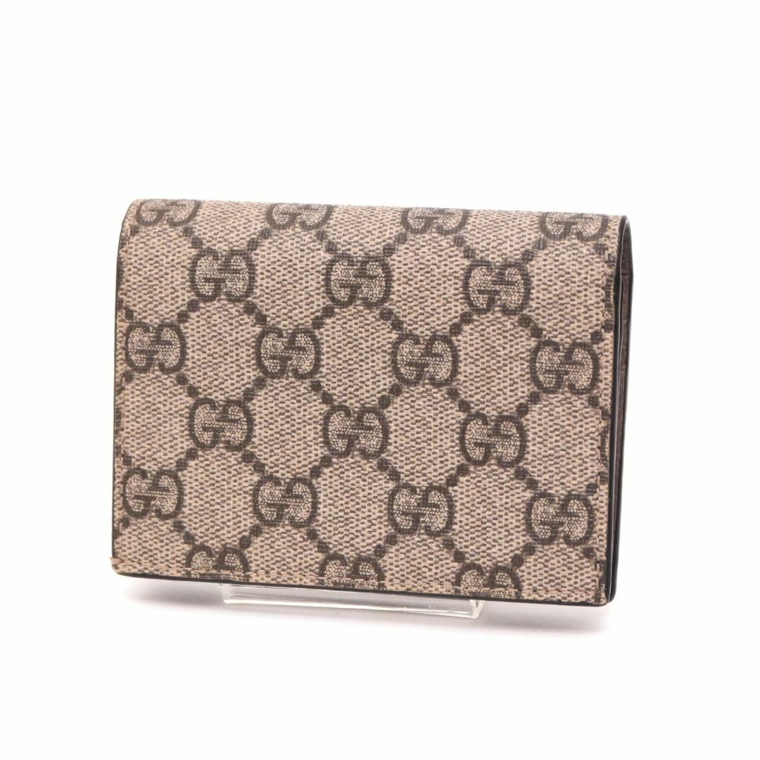 Gucci(グッチ)のグッチ 658610 ダブルG GGキャンバス 折り財布 レザー 茶 ブラウン レディースのファッション小物(財布)の商品写真