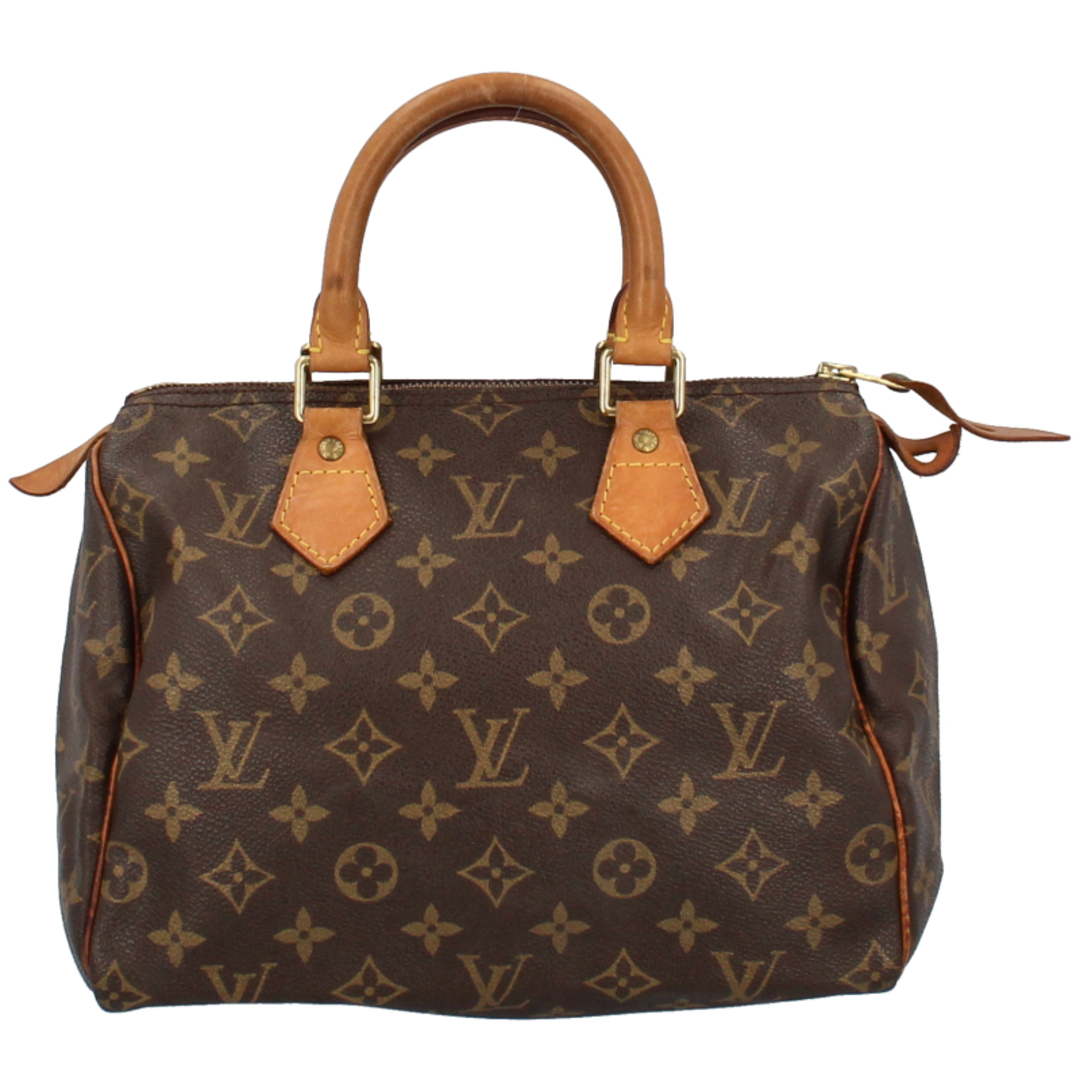 LOUIS VUITTON(ルイヴィトン)のルイ・ヴィトン スピーディ25  M41528 モノグラム レディースボストンバッグ
 ブラウン【中古】 レディースのバッグ(ボストンバッグ)の商品写真