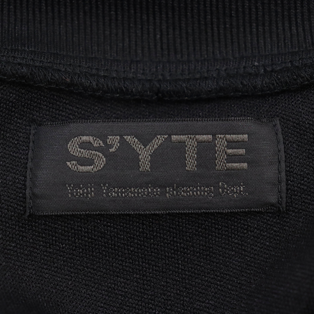 Yohji Yamamoto(ヨウジヤマモト)の極美品○Yohji Yamamoto ヨウジヤマモト UJ-Y28-903 S'YTE サイト ガネーシャ/ドゥルガー刺繍 エンブロイダリー ダブルジップ トラックジャケット ブラック 4 日本製 正規品 メンズ メンズのジャケット/アウター(その他)の商品写真