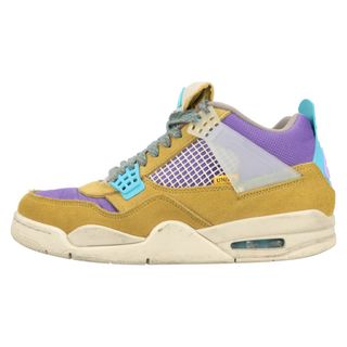 ナイキ(NIKE)のNIKE ナイキ UNION AIR JORDAN 4 RETRO SP Desert Moss DJ5718-300 ユニオン エア ジョーダン 4 レトロ デザートモス ミッドカットスニーカー シューズ マルチ US8.5/26.5cm(スニーカー)