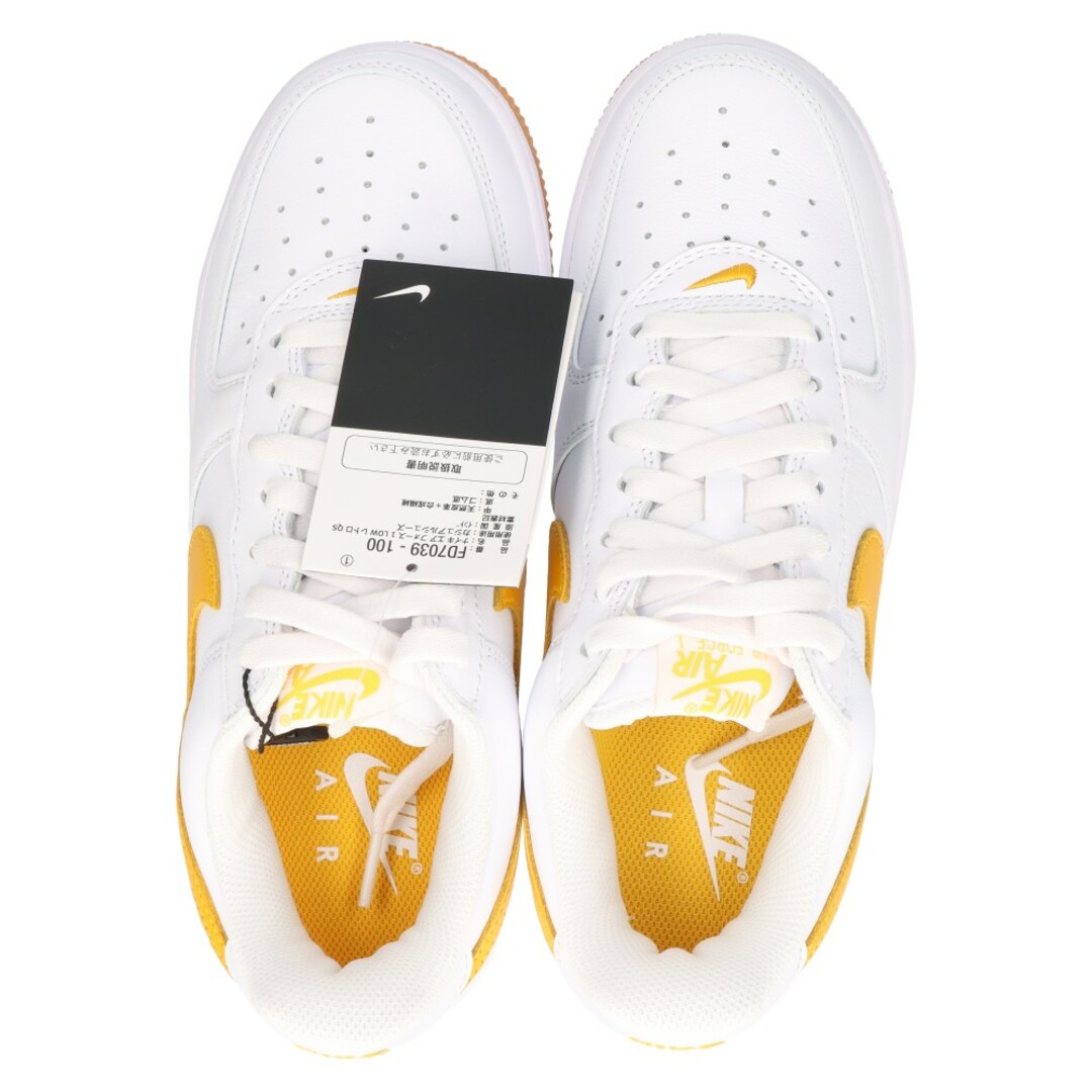 NIKE(ナイキ)のNIKE ナイキ AIR FORCE 1 LOW RETRO QS エアフォース ワン ローカットスニーカー ホワイト/イエロー US7/25cm FD7039-100 レディースの靴/シューズ(スニーカー)の商品写真