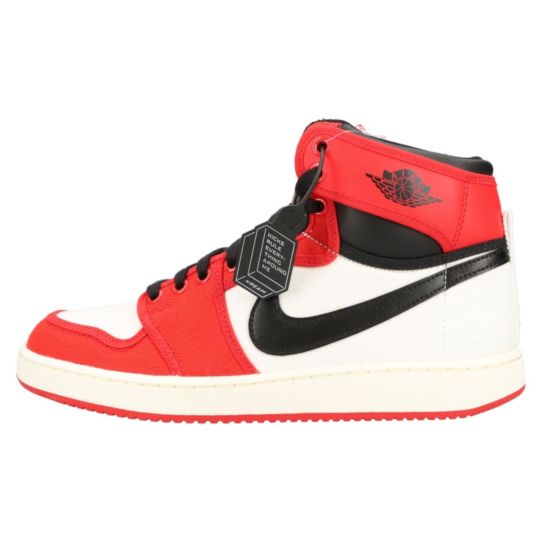 NIKE(ナイキ)のNIKE ナイキ AIR JORDAN 1 HIGH KO CHICAGO DA9089-100 エアジョーダン1 ハイ ノックアウト シカゴ ハイカットスニーカー ホワイト/レッド US8/26.0cm メンズの靴/シューズ(スニーカー)の商品写真