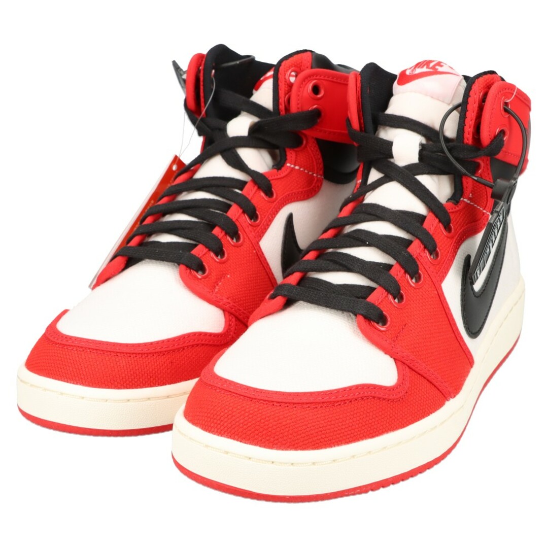 NIKE(ナイキ)のNIKE ナイキ AIR JORDAN 1 HIGH KO CHICAGO DA9089-100 エアジョーダン1 ハイ ノックアウト シカゴ ハイカットスニーカー ホワイト/レッド US8/26.0cm メンズの靴/シューズ(スニーカー)の商品写真