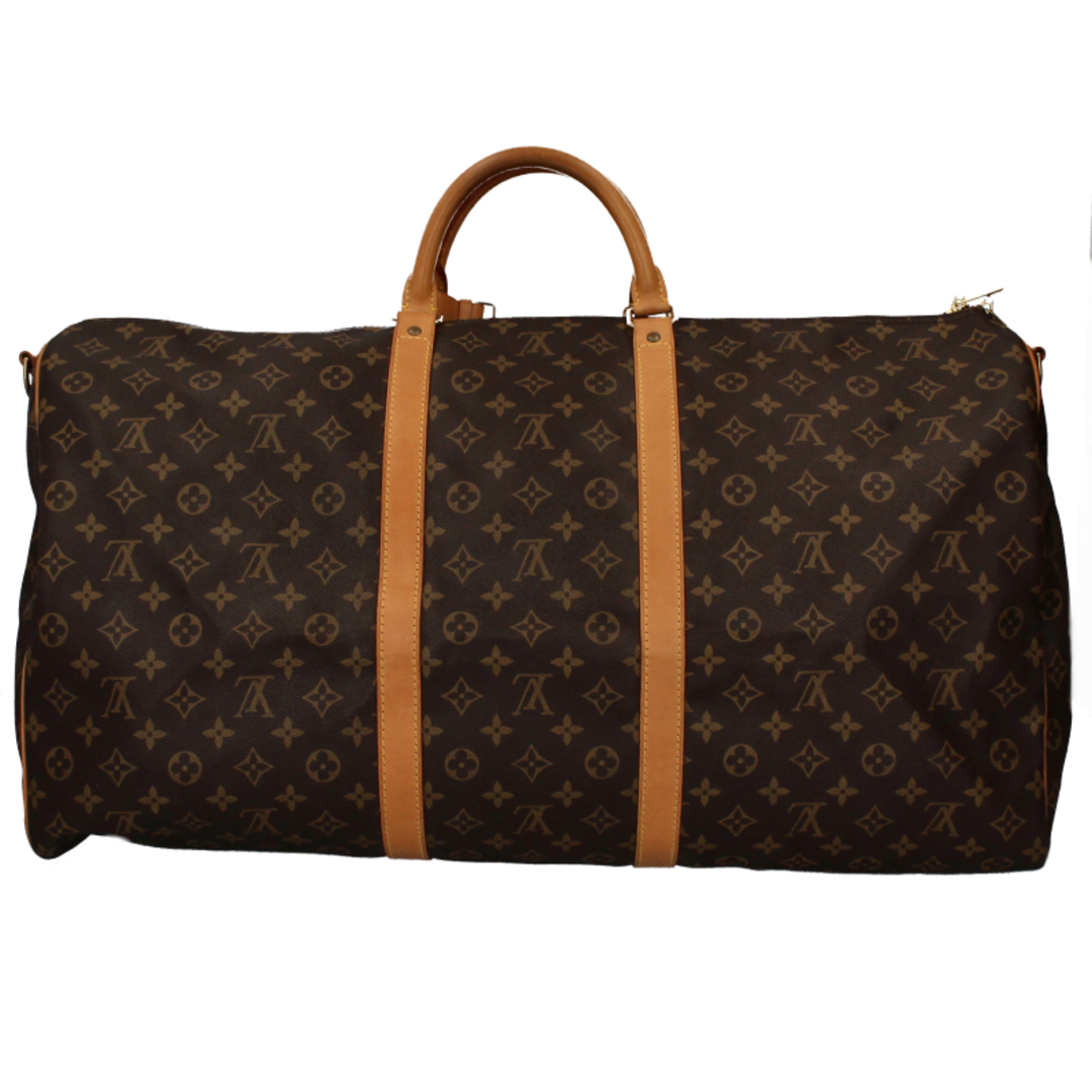 LOUIS VUITTON(ルイヴィトン)のルイ・ヴィトン キーポルバンドリエール60  M41412 モノグラム レディースボストンバッグ
 ブラウン 廃盤品【中古】 レディースのバッグ(ボストンバッグ)の商品写真