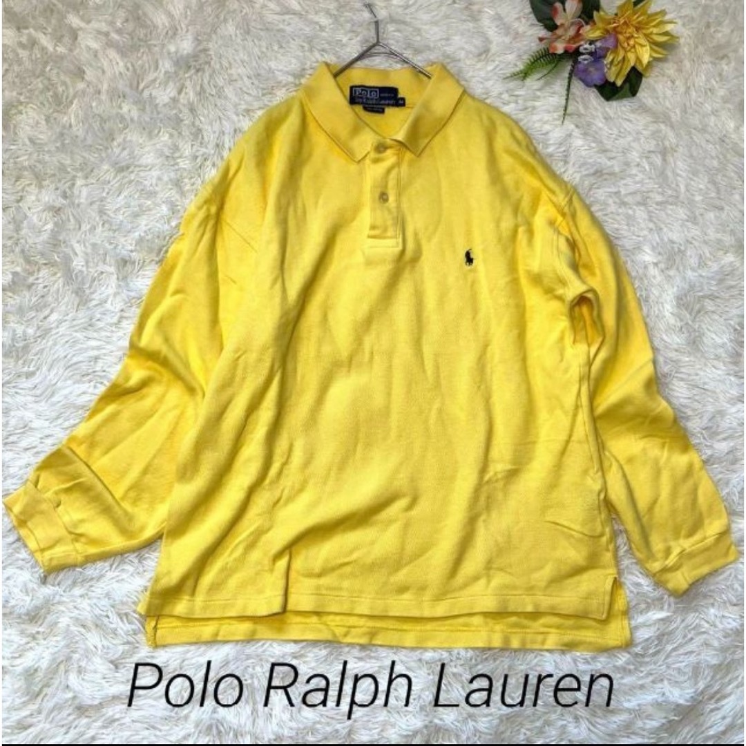 POLO RALPH LAUREN(ポロラルフローレン)のRalph Lauren ポロシャツ イエロー M メンズのトップス(ポロシャツ)の商品写真