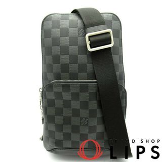 ルイヴィトン(LOUIS VUITTON)のルイ・ヴィトン アヴェニュー スリングバッグ  N40097 ダミエアンフィニ メンズボディバッグ
 ブラック【中古】(ボディーバッグ)