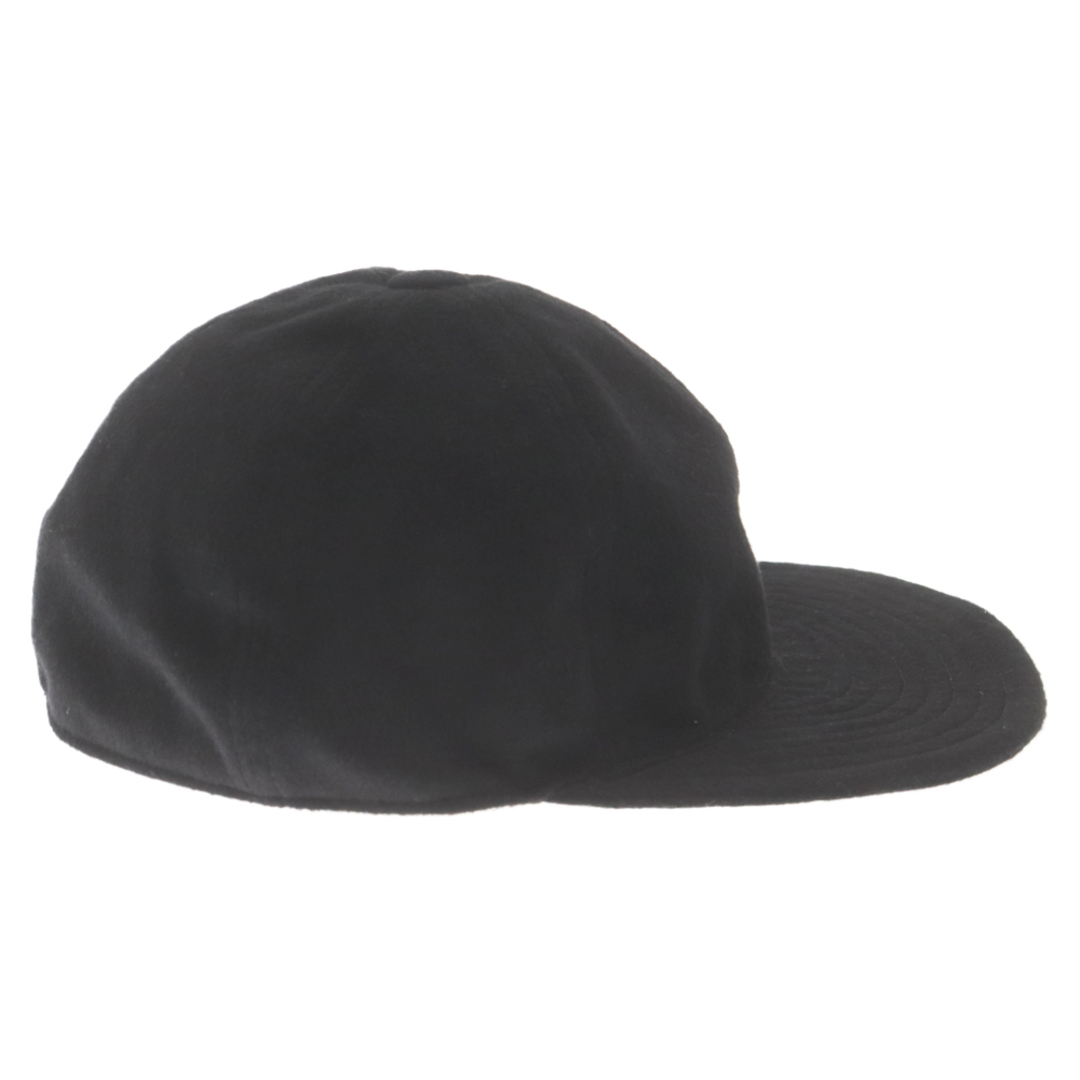 Borsalino(ボルサリーノ)のBorsalino ボルサリーノ ワンポイントロゴ カシミア キャップ ブラック メンズの帽子(キャップ)の商品写真