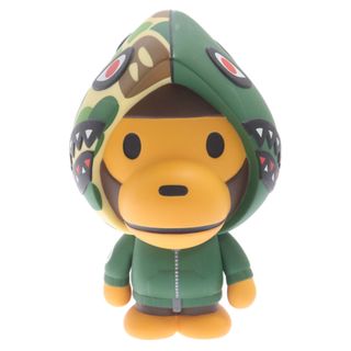 メディコムトイ(MEDICOM TOY)のMEDICOM TOY メディコムトイ ×A BATHING APE VCD BABY MILO SHARK HOODIE アベイシングエイプ ベイビーマイロ シャークパーカー フィギュア 人形 グリーン(その他)