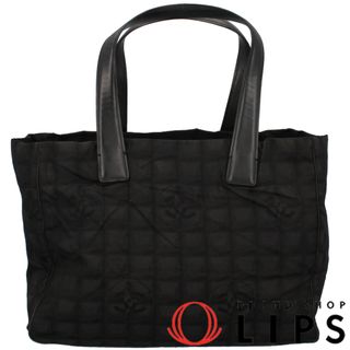 シャネル(CHANEL)のシャネル ニュートラベルライントートMM  A15991 ナイロン/カーフ レディーストートバッグ
 ブラック【中古】(トートバッグ)