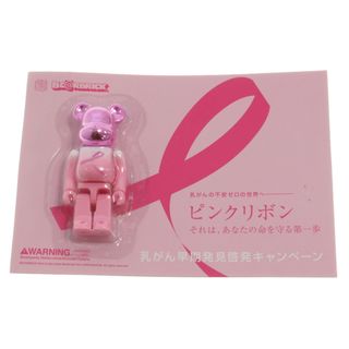 メディコムトイ(MEDICOM TOY)のMEDICOM TOY メディコムトイ BE@RBRICK 100% ベアブリック ピンクリボン 乳がん早期発見啓発キャンペーン フィギュア おもちゃ ピンク(その他)