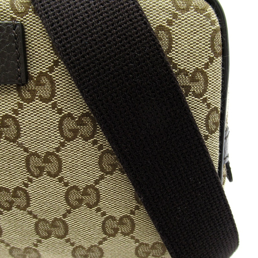 Gucci(グッチ)のグッチ ボディバッグ  449174 GGキャンバス レディースボディバッグ
 ベージュ【中古】 レディースのバッグ(ボディバッグ/ウエストポーチ)の商品写真